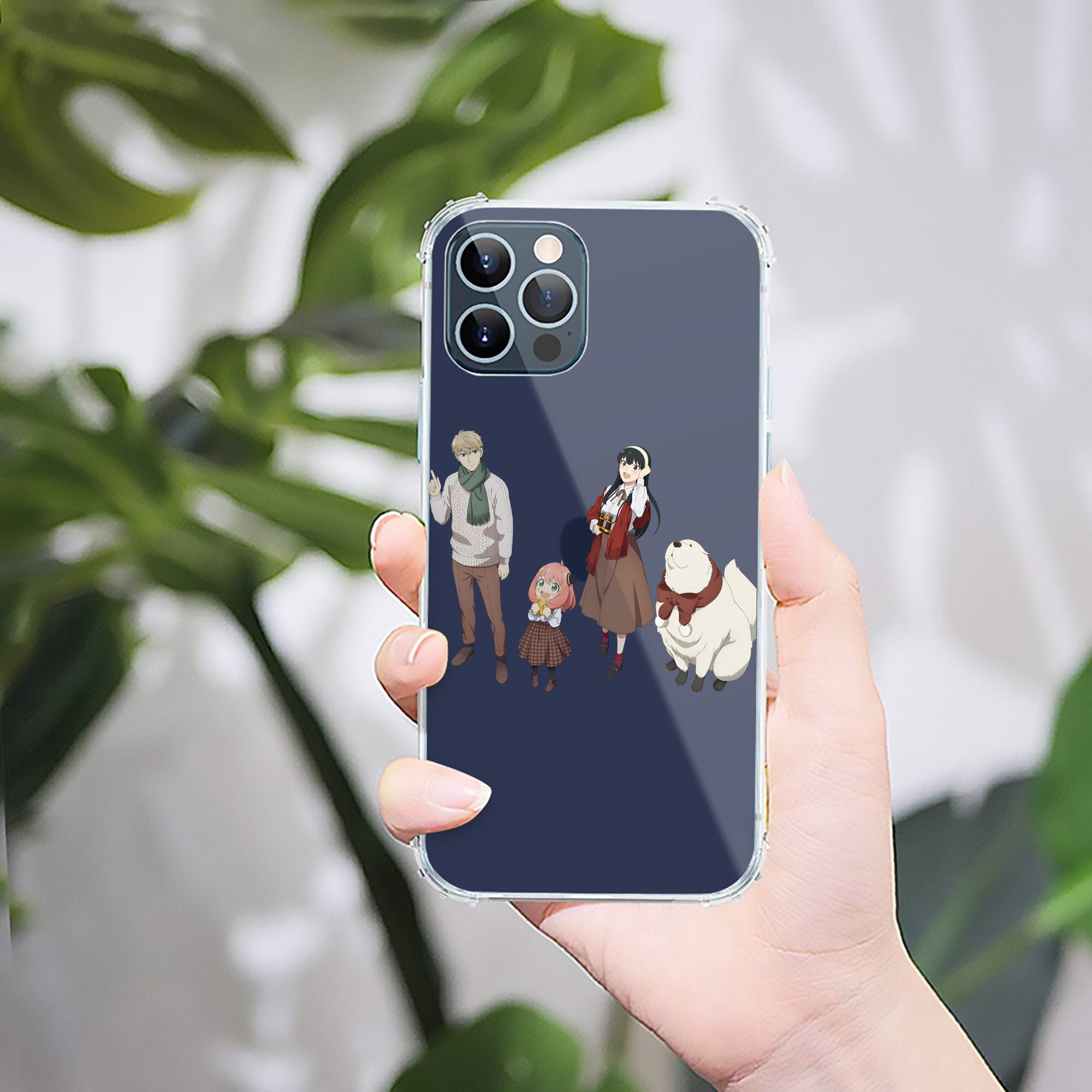 （画像用） SPY×FAMILY间谍家家酒 【iPhone 12シリーズ対応】透明スマホケース（クリアソフトケース）
